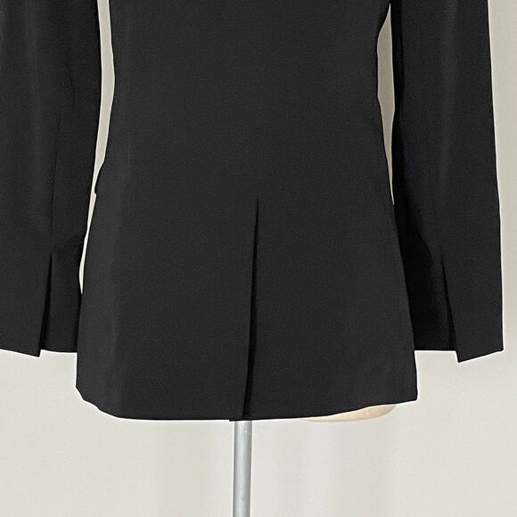 Norma Kamali Classic Single Breasted Jacket ⁦Black Blazer - Picture 6 of 10